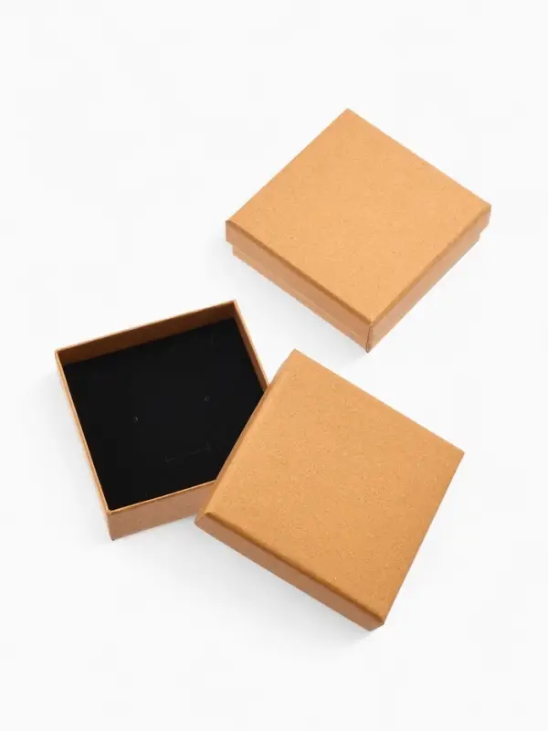 Коробочка подарочная под набор  Коробочка подарочная под набор "Крафт", 9*9 см, цвет бежевый