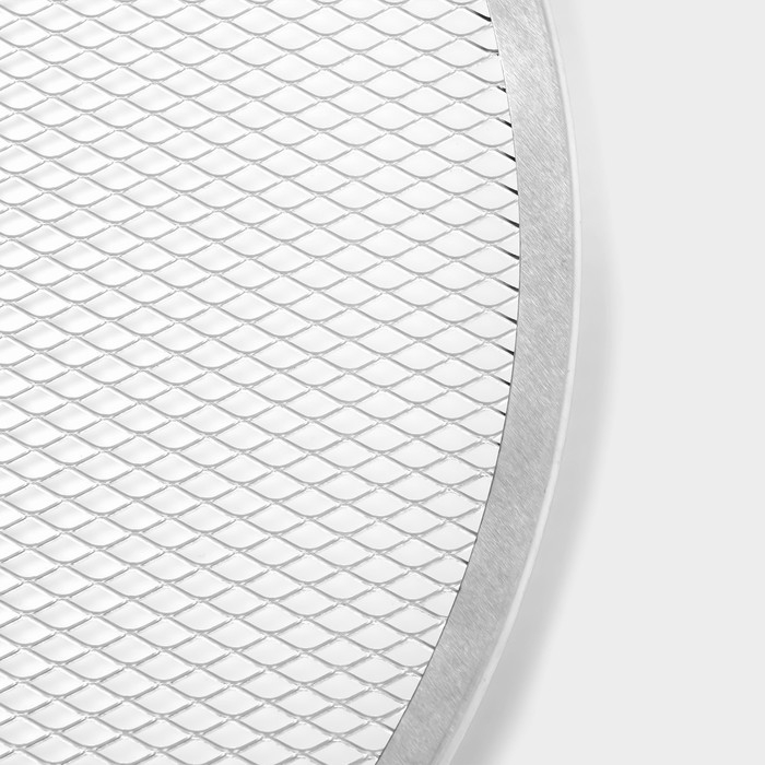 Форма для выпечки пиццы, d=40,5 см, цвет серебряный Форма для выпечки пиццы, d=40,5 см, цвет серебряный