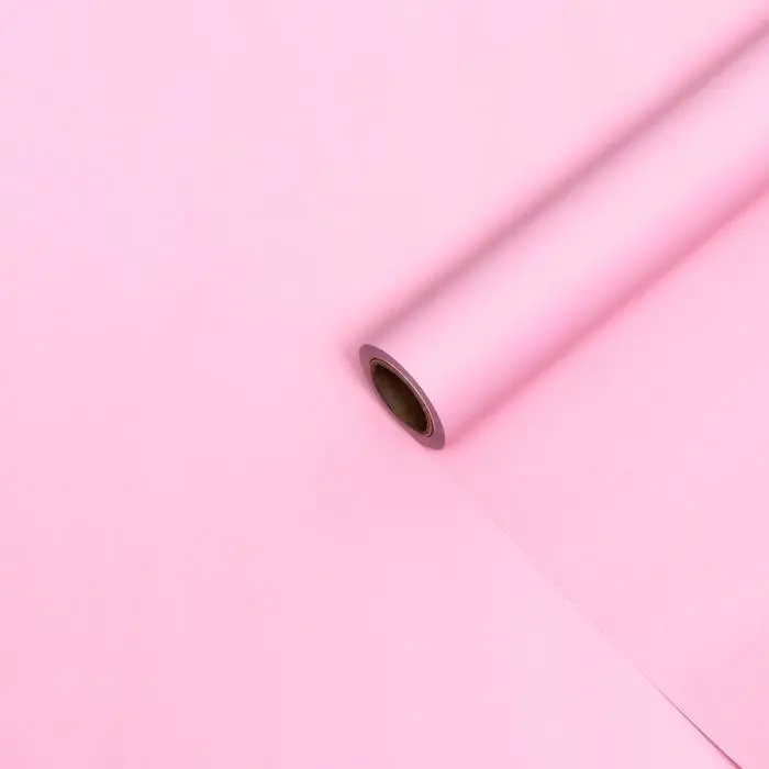 Пленка для цветов тонированная, матовая, розовая орхидея, 0,5 х 10 м, 70 мкм Пленка для цветов тонированная, матовая, розовая орхидея, 0,5 х 10 м, 70 мкм