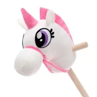 Мягкая игрушка ZABIAKA &laquo;Единорог-скакун&raquo;, на палке, МИКС