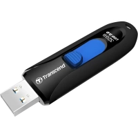 Флеш-память Transcend JetFlash 790, 32Gb, USB 3.1 G1, ч/син, TS32GJF790K