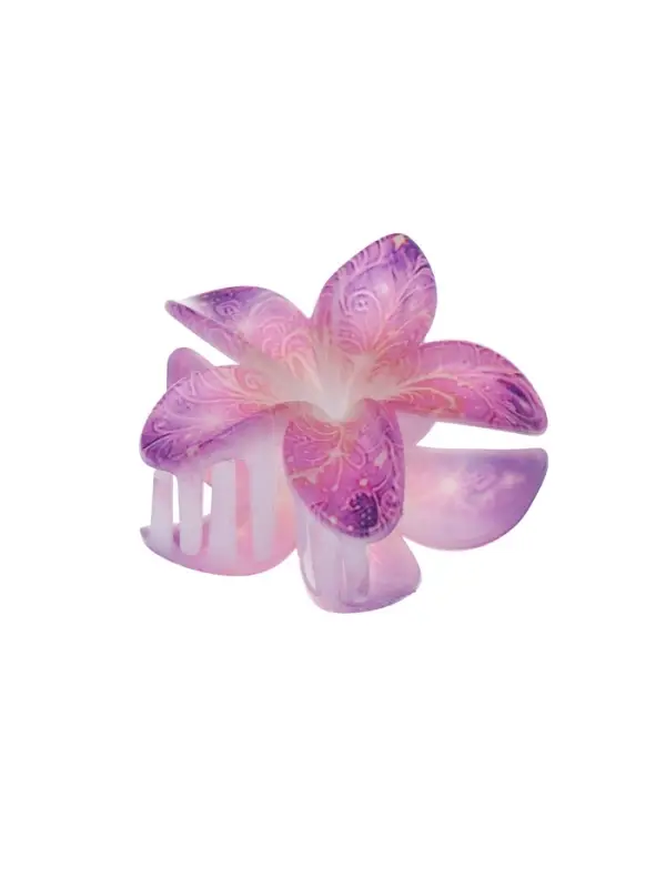 Краб для волос "Артемида" нежность, цветок, 8х7 см, микс