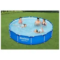 Бассейн каркасный Bestway Steel Pro 56681, 366&times;76 см, фильтр-насос, круглый