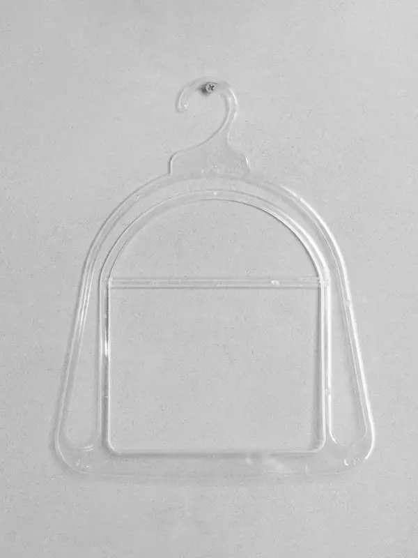 Вешалка для шапок, пластик, 24&times;30 см, прозрачная