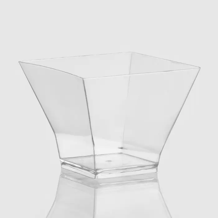 Форма пластиковая одноразовая для фуршета «Пагода», 90 мл, прозрачная