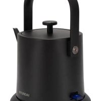 Чайник HYK-S2042 0.6л. 1000Вт черный (металл)