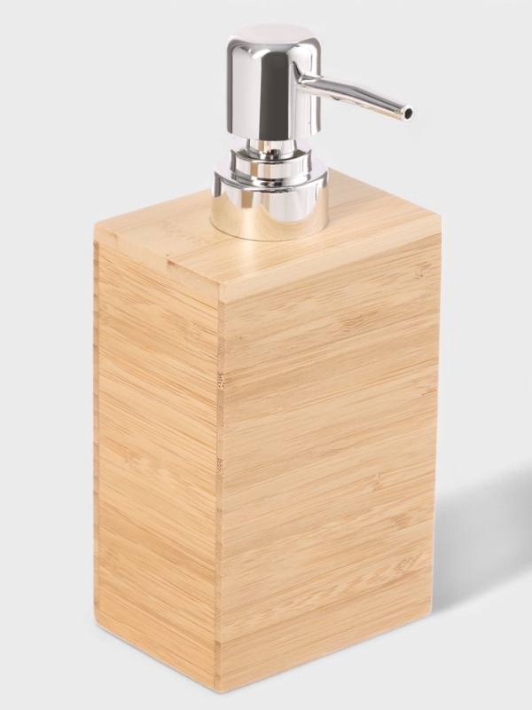 Набор аксессуаров для ванной BAMBOO, бамбук (дозатор. стакан, мыльница) Набор аксессуаров для ванной BAMBOO, бамбук (дозатор. стакан, мыльница)