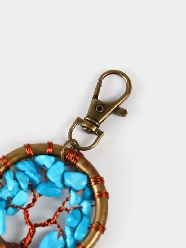 Брелок ловец снов Брелок ловец снов "Великое древо" 19 см, цв. голубой