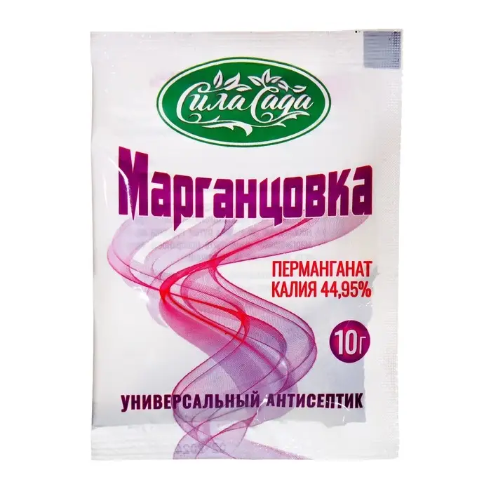 Перманганат калия (марганцовка) 44,95%, 10 г Перманганат калия (марганцовка) 44,95%, 10 г