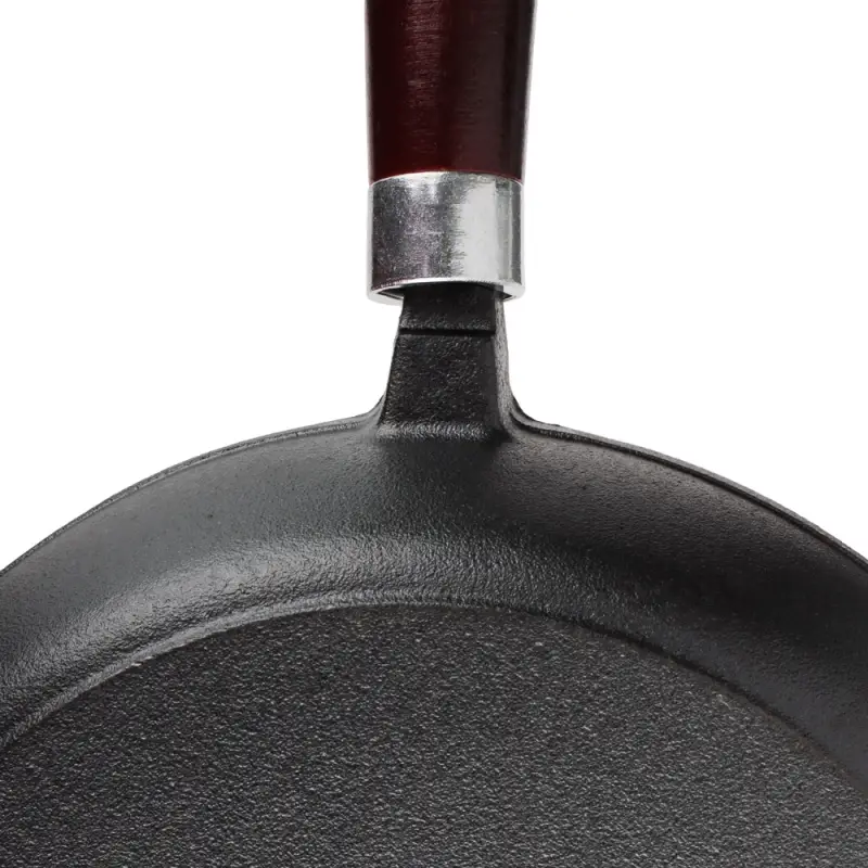 VETTA Сковорода чугун, d22х5см, деревянная ручка, индукция