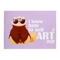 Альбом для рисования Calligrata &laquo;На стиле&raquo; А4, 24 листа, на скрепке, плотность листов 100 г/м&sup2;, обложка из мелованной бумаги