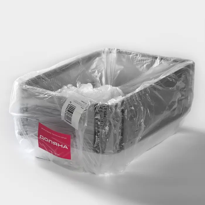 Форма для выпечки и запекания Доляна, 2.1 л, 31.5×21.5×6 см, фольга, серебристая Форма для выпечки и запекания Доляна, 2.1 л, 31.5×21.5×6 см, фольга, серебристая