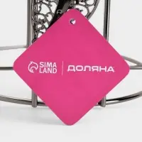 Держатель для бумажных полотенец &laquo;Листочек&raquo;, 30.5&times;15&times;15 см, чёрный хром