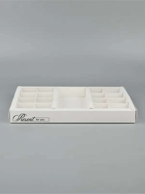 Коробка под 16 конфет и шоколад, кондитерская упаковка &laquo;Подарок для тебя&raquo; 28.5&times;18.5&times;3 см