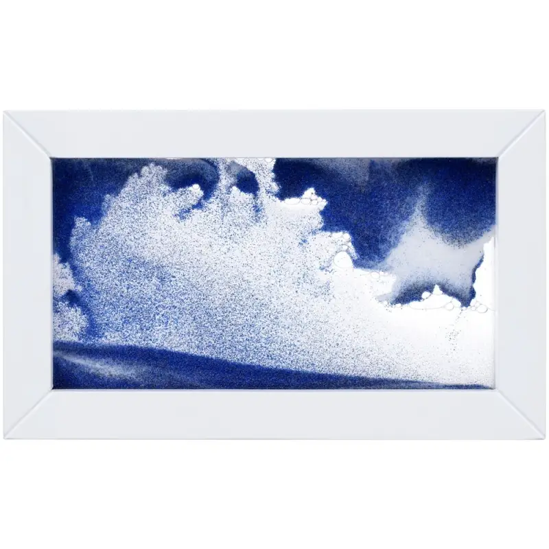 Песочная картина-антистресс Zenscape, белая с синим Песочная картина-антистресс Zenscape, белая с синим