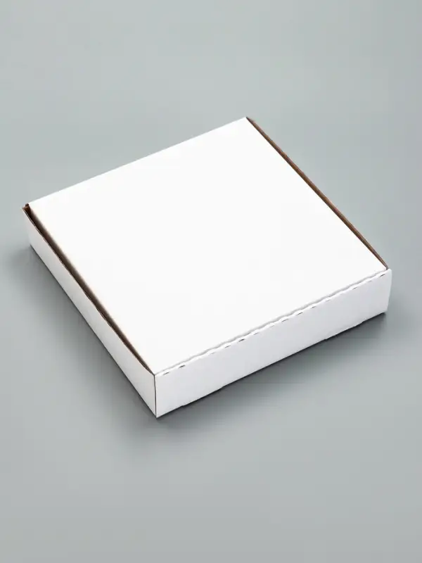 Упаковка для пирога, белая, 23&times;23&times;5 см