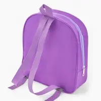 Рюкзак детский 27*10*30, отд на молнии, единорог сиреневый