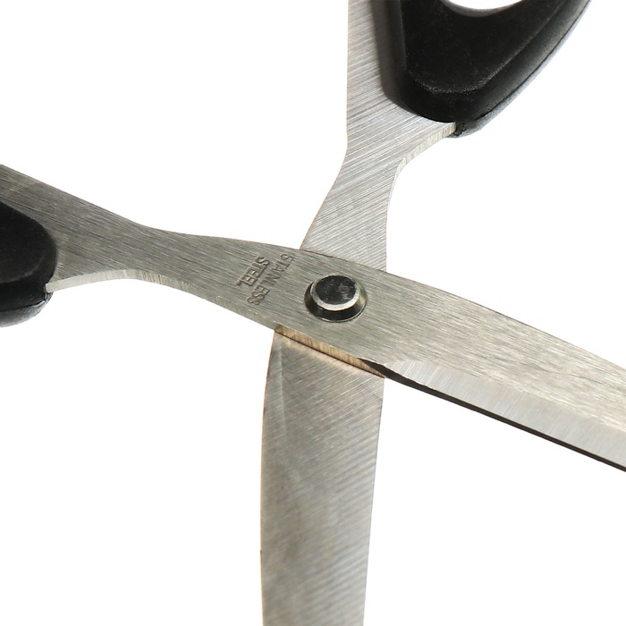 Ножницы канцелярские 19,0см Офис пластиковые ручки, европодвес Ножницы канцелярские 19,0см Офис пластиковые ручки, европодвес