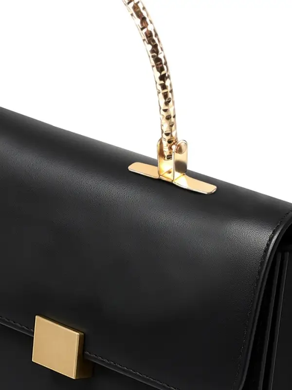 Ручка для сумки &laquo;Рифлёная рамка&raquo;, металлическая, на прокол, 13&times;9 см, цвет золотой