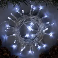 Гирлянда &laquo;Нить&raquo; 4 м, IP20, прозрачная нить, 40 LED, 2 режима, батарейки AAх3 (нет в комплекте), свечение белое