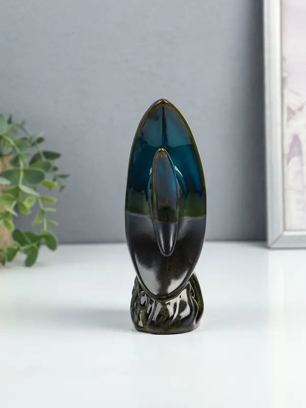 Подставка для благовоний TAKE IT EASY &laquo;Рыбка&raquo;, набор благовоний конусы, стелющийся дым, 6.7&times;5.1&times;4.3 см