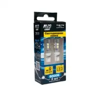 T106 T10/белый/(W2,1x9,5d) 10 SMD 2835 12-24V, блистер 2 шт.