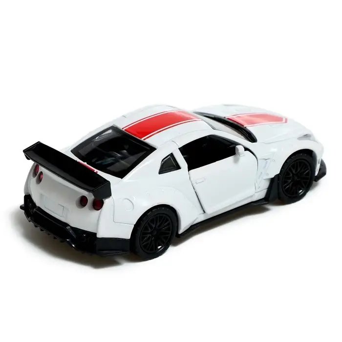 Машинка металлическая RACE, 1:32, инерция, свет и звук, цвет белый Машинка металлическая RACE, 1:32, инерция, свет и звук, цвет белый