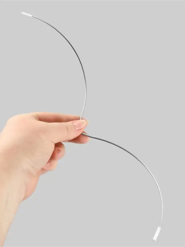 Монокость для бюстгальтера, 190 + 190 мм, цвет серебряный