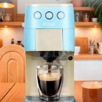 Кофеварка "3 в 1" капсульная рожковая КТ-7466 - 1450 Вт Кофеварка "3 в 1" капсульная рожковая КТ-7466 - 1450 Вт