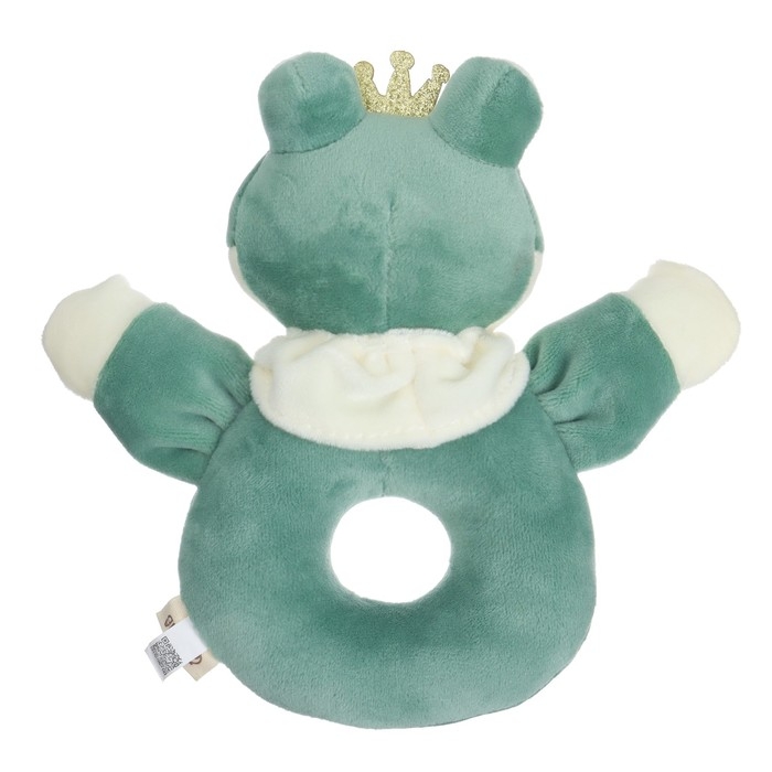 Погремушка мягкая на кольце «Лягушастик», Крошка Я Погремушка мягкая на кольце «Лягушастик», Крошка Я