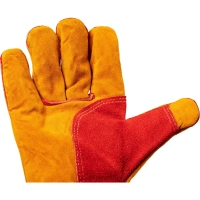 Краги сварщика спилковые Гренадер пятипалые удлин раструб желтые(Размер 12)