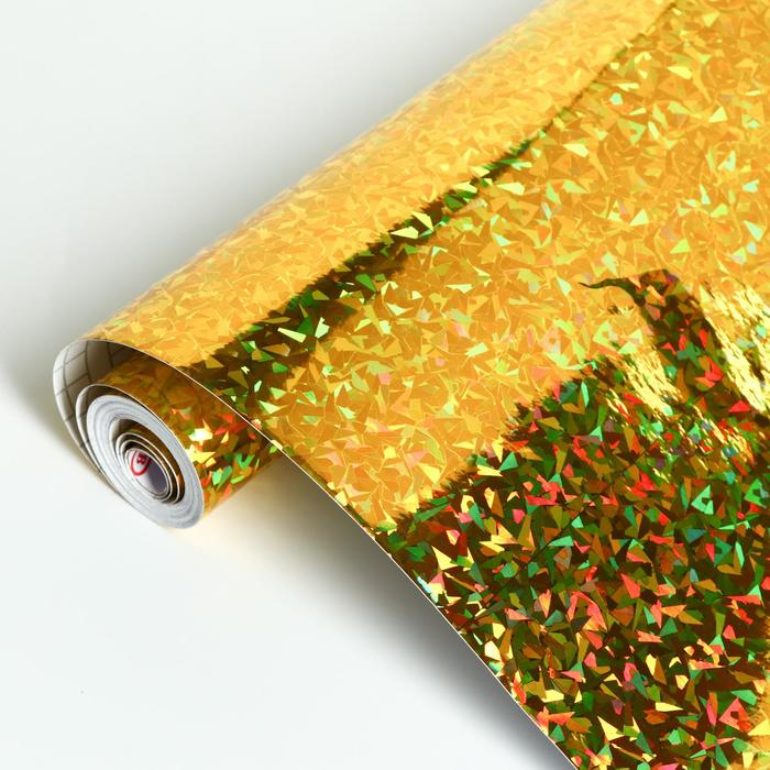 Пленка самоклеящаяся D&B 031B LB ГОЛОГРАФИЯ, Золото, 0,45х8м Пленка самоклеящаяся D&B 031B LB ГОЛОГРАФИЯ, Золото, 0,45х8м