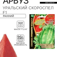 Семена Арбуз &laquo;Уральский Скороспел&raquo;, F1, набор 5 шт., &laquo;Уральский дачник&raquo;