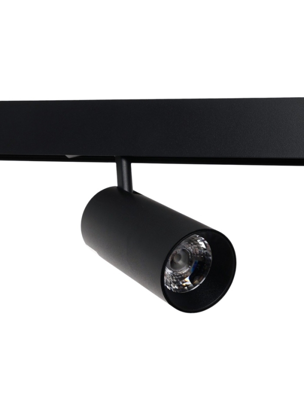 Трековый магнитный светильник, серия "Broad" LTL-062, 20 Вт, 1600 Лм, 48В, 4000К, черный