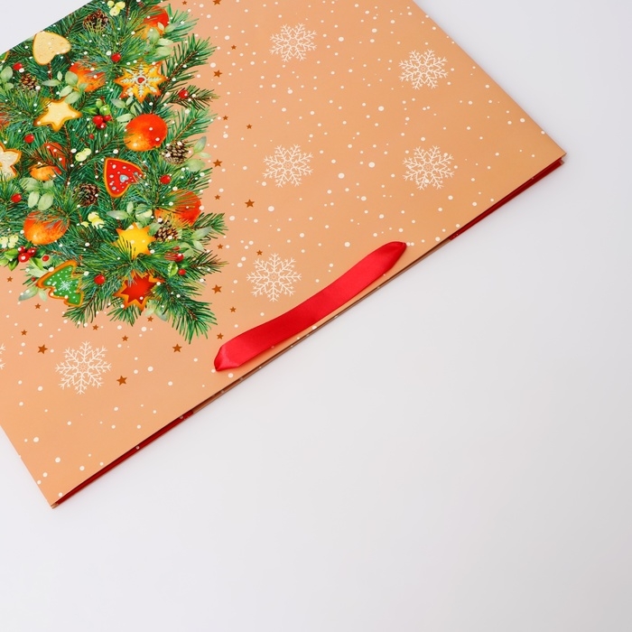Пакет подарочный "Большая Ёлка", 50 х 40 х 25 см