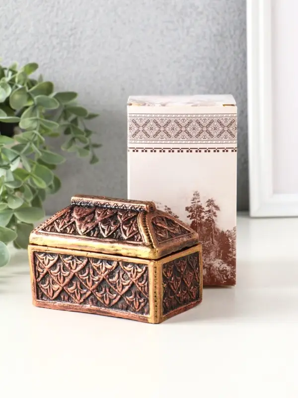 Шкатулка Шкатулка "Ларец" 7,5х10х6 см