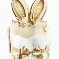 Ободок для кулича «Заячьи ушки», на пасху, 25.7×10.8 см
