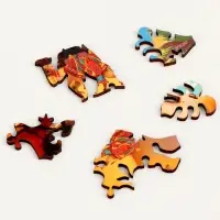 Пазлы фигурные Puzzle &laquo;Призрачный мираж&raquo; с кулоном на руку, 126 деталей