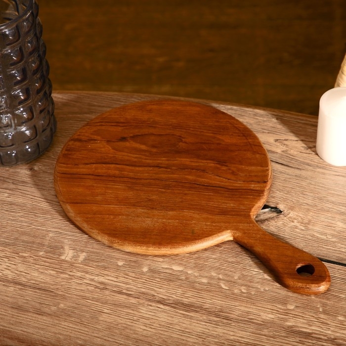 Доска разделочная 35х25х1,5 см, тиковое дерево Доска разделочная 35х25х1,5 см, тиковое дерево