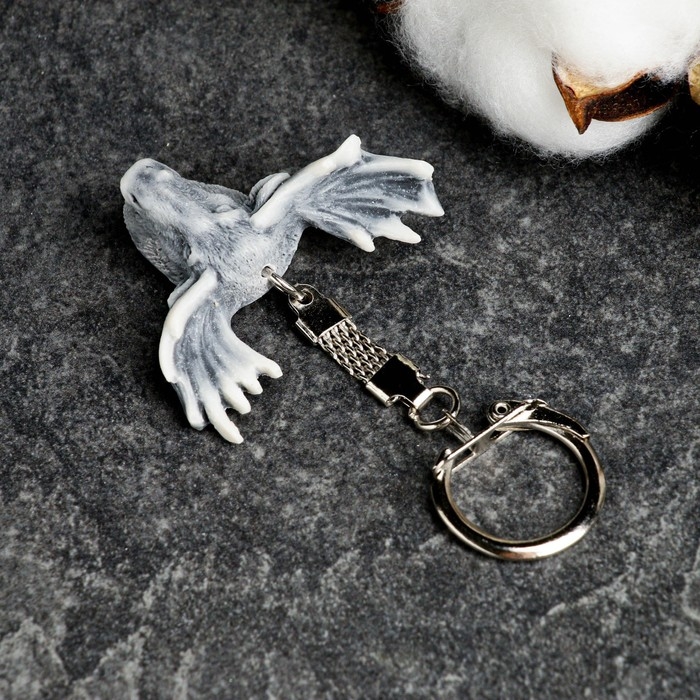 Брелок  Брелок "Голова лося" 4см