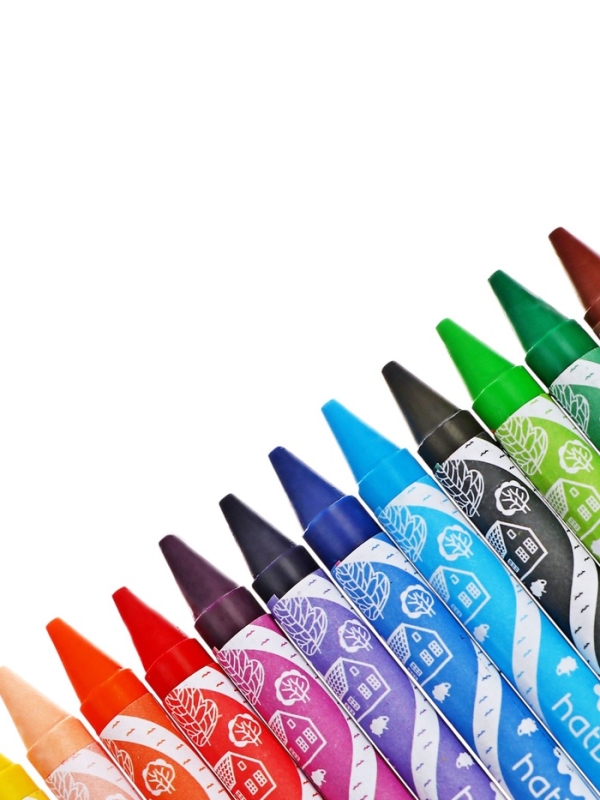 Мелки восковые 8 цветов Hatber Мелки восковые 8 цветов Hatber "Жираф", диаметр 9 мм, круглый корпус, в картонной коробке с европодвесом