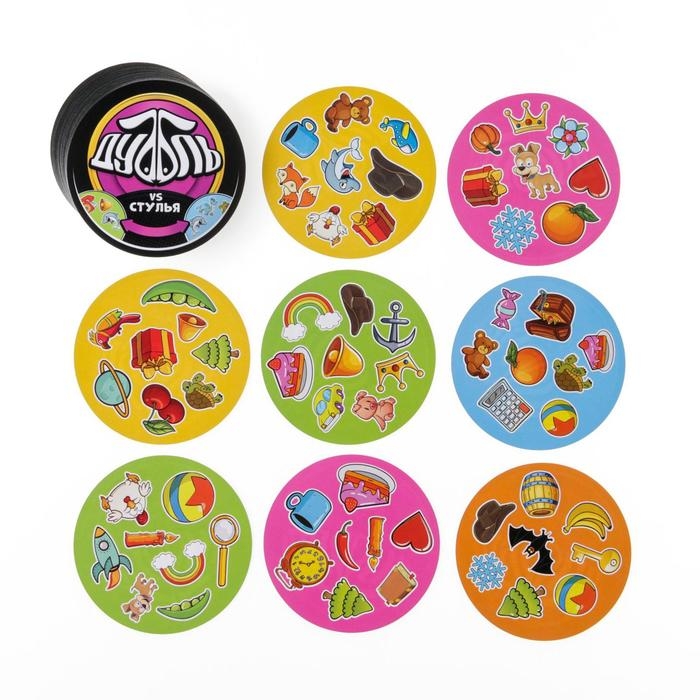 Настольная игра «Дуббль vs Стулья» 2 в 1, 6+ Настольная игра «Дуббль vs Стулья» 2 в 1, 6+