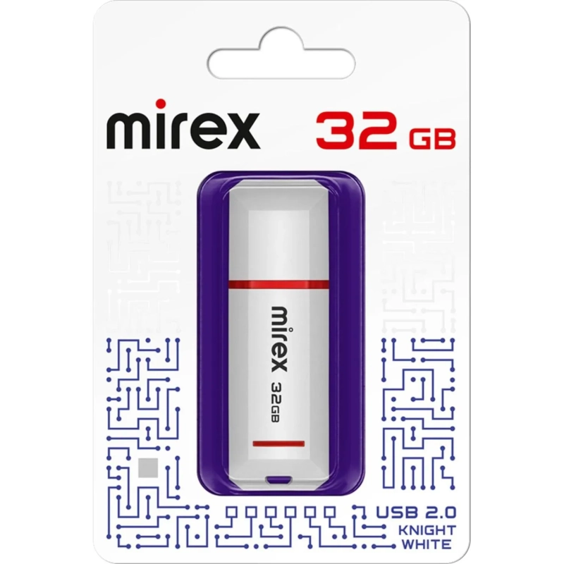 Флеш-память Mirex USB KNIGHT WHITE 32Gb (13600-FMUKWH32 )