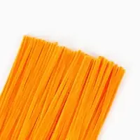 Синельная проволока, набор 100 шт., оранжевая, 30 см