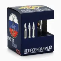 Стакан непробиваемый с пулей &laquo;ВМФ&raquo;, для виски, 250 мл