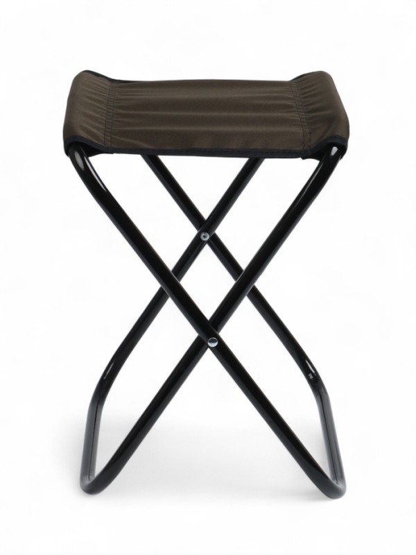 Табурет складной средний 16 мм, 40 х 28 х 28 см, зелёный