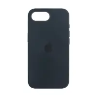 Чехол iPh 16e Silicon Case 100% ORG Black (MagSafe + анимация NFC) c LOGO