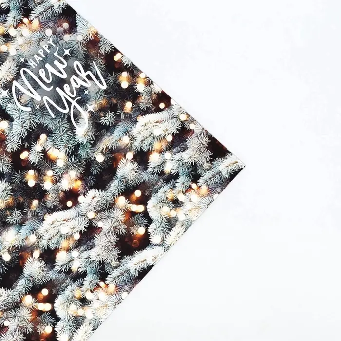 Упаковочная бумага на Новый год &laquo;Лес чудес&raquo;, 70&times;100 см, глянцевая