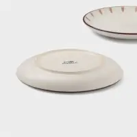 Тарелки Доляна &laquo;Скандинавия&raquo;, d=20 см, набор 2 шт., керамика, бежевые