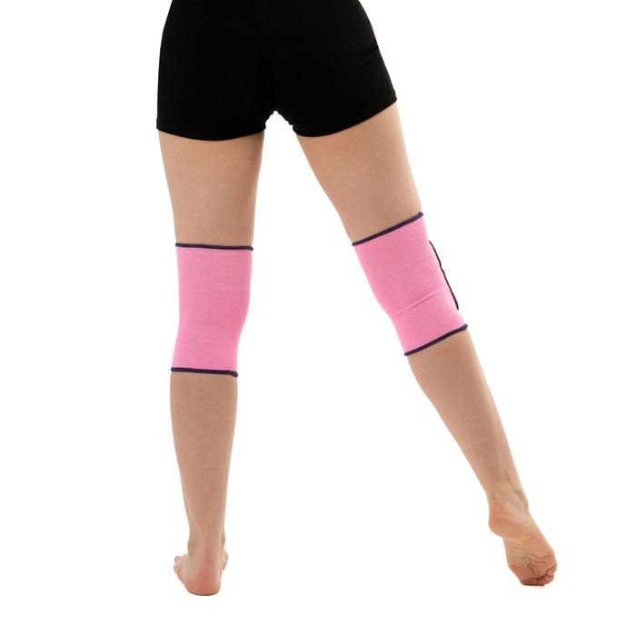 Наколенники детские ONLYTOP, 5-8 лет, цвет розовый Наколенники детские ONLYTOP, 5-8 лет, цвет розовый